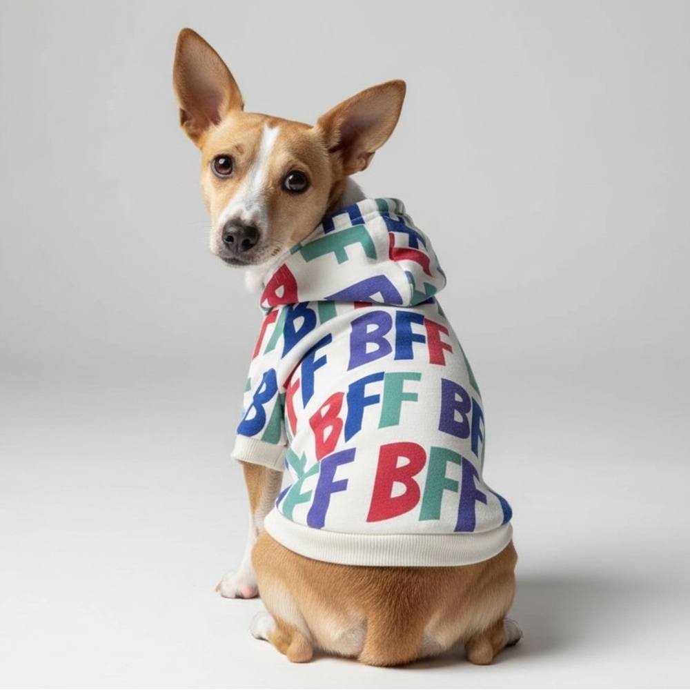 Top Paw Colorful Graphic BFF Hoodie